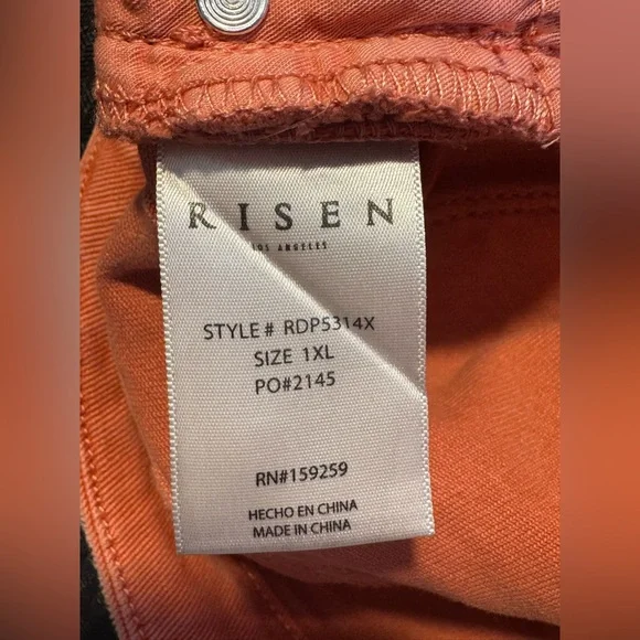 Coral Wide Leg Jeans by Risen - Picture 6 of 8